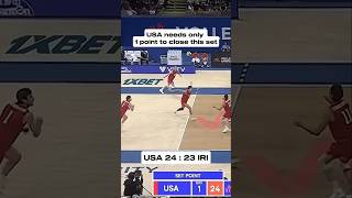 Dramatic match 😱 USA vs Iran [upl. by Africah818]