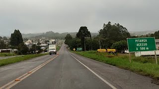 Chegando em Pitanga  Paraná pela PR466 sentido Guarapuava até o fim das obras [upl. by Angil]