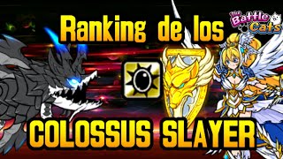 Ranking del Peor al Mejor quotColossus Bustersquot 🏆The battle cats [upl. by Darell]