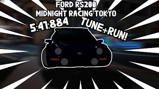 OUTDATEDFORD RS200 TUNE  MIDNIGHT RACINGTOKYO [upl. by Isborne]