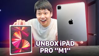 UNBOX iPAD PRO 2021 CHIP M1 SIÊU MẠNH  GIÁ 21 TRIỆU [upl. by Inaffets224]