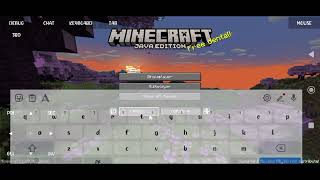 How to play Minecraft java in Mobile  Sinhala 🇱🇰  BLAZExKING [upl. by Azilef]