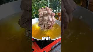 ¡Fritura de carne😮 shortsvideo [upl. by Nannah]