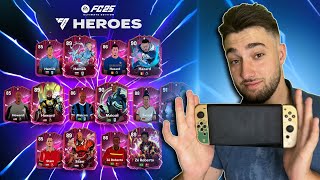 LES NOUVELLES CARTES HEROES DE FC 25 SUR NINTENDO SWITCH [upl. by Elacim47]