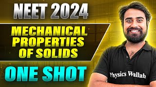 MECHANICAL PROPERTIES OF SOLIDS in 1Shot FULL CHAPTER COVERAGE ConceptsPYQs  Prachand NEET 2024 [upl. by Singhal412]