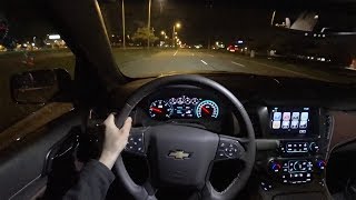 2018 Chevrolet Tahoe RST Performance Edition  POV Night Driving Impressions Binaural Audio [upl. by Hayyim499]