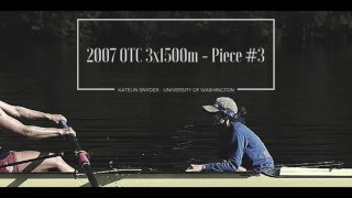 Katelin Snyder  University of Washington OTC 3x1500m Piece 3 Coxswain Recording [upl. by Lehcyar]