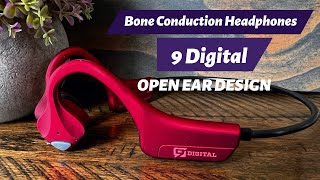 Bone Conduction Headphones  Open Ear Design  By 9 digital [upl. by Gerty]