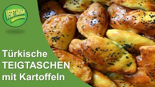 Türkische Teigtaschen Poğaça mit Kartoffeln  vegetarisch  CANAN´S REZEPTE [upl. by Lolanthe]