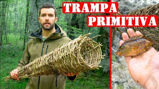 Como Hacer Una TRAMPA PRIMITIVA Para Peces  Bushcraft amp Supervivencia [upl. by Erodisi]