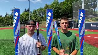 Baseball Bat Bros Swing the Rude American USA MOAB BBCOR Bats [upl. by Hellah]