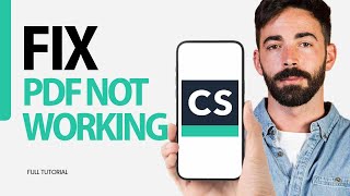 How To Fix Pdf Not Working On CamScanner App 2024 [upl. by Barron]