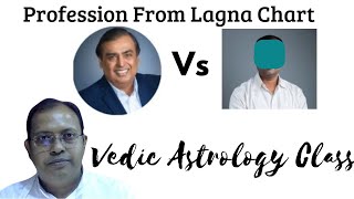 Mukesh Ambani Vs A Common Man  Profession From Lagna Chart Vedic Astrology Class [upl. by Aceissej]