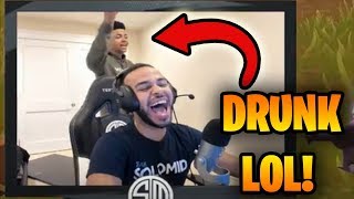 DRUNK Myth Sings For Hamlinz FUNNY  Fortnite Battle Royale [upl. by Nido]