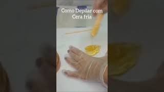 👆Como Depilar com Cera fria depilação depilacaocomcerafria [upl. by Aleuqahs476]