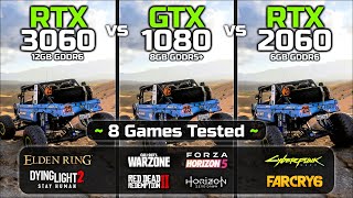 RTX 3060 vs GTX 1080 vs RTX 2060  Performance Comparison🔥 [upl. by Ivz]