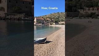 Hvar Croatia  Amazing Beach by homerentagency travel croatia beach nature vacation [upl. by Pestana387]