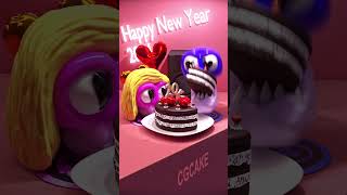 Happy New year Cake loop 2024🎉🍰 [upl. by Ilujna]