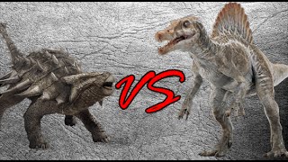 Ankylosaurus vs Spinosaurus  SPORE [upl. by Idnat]