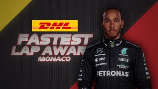 Lewis Hamilton Sets The Fastest Lap in Monaco  2023 Monaco Grand Prix  DHL [upl. by Petes]