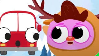 Chiffres et Véhicules 🚗  Spécial Noel et Nouvel An 🎅  Apprendre à Compter de 1 à 4 en Anglais [upl. by Unni]