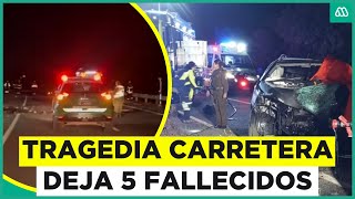 Tragedia en la Ruta del Itata Accidente deja cinco fallecidos y cinco personas en estado grave [upl. by Octavla]