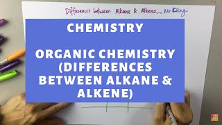 Chemistry  Organic Chemistry Differences between alkane amp alkene [upl. by Rednaeel]