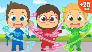 PJ Masks  Song Compilation with Catboy Owlette and Gekko  Learning through Singing and Dancing [upl. by Auric]