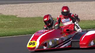 2024 Hoosier British Sidecars Donington Park Race 2 highlights [upl. by Wind]