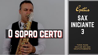 Iniciante no Saxofone  Como Soprar O Saxofone  Primeiras notas  Sax Beginners  landersax ◡ [upl. by Haidabej470]