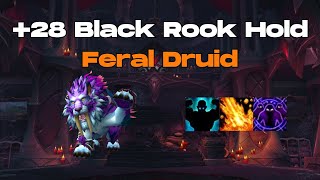 28 Black Rook Hold  Patch 1025  Feral Druid [upl. by Sirraj]