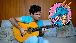 DRAGON BALL Z theme song  Fingerstyle Guitar  Marcos Kaiser [upl. by Odyssey733]