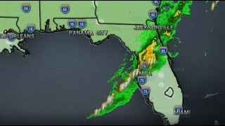 LIVE RADAR Cold blast brings storms to Florida before BIG drop in temperatures [upl. by Roer331]