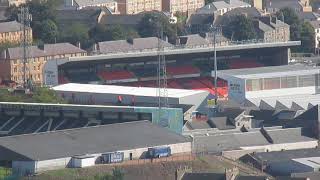 closest football grounds in uk tannadice park dundee united and dens park dundee fc wee team [upl. by Lisandra]