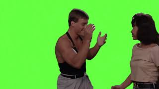 Kickboxer jean claude van damme dancing Green screen [upl. by Amak]