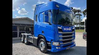 Scania R 540 6x4 ano 20222023 Teto alto Susp Mola Valor R 81800000 [upl. by Ebocaj]