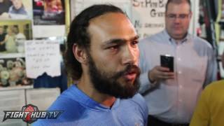 Keith Thurman on Mayweather quotThe old man is oldIm ready for him to be historyquot [upl. by Inilahs658]