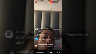 Salim the dream talks about Stevewilldoit YouTube on his Instagram live salimthedream steve [upl. by Eidde]