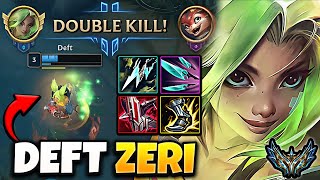 Zeri vs Smolder ADC  KT Deft  Patch 144 Korea Challenger ✅ [upl. by Kerekes589]