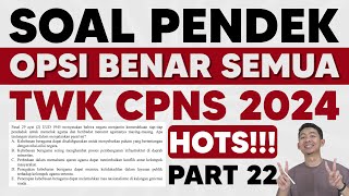 BOCORAN SOAL TWK CPNS 2024 [upl. by Dranyam]