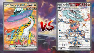 Pokemon TCG Live Raging Bolt EX Ogerpon EX VS Greninja EX Dusknoir [upl. by Bertolde]