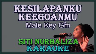 Kesilapanku Keegoanmu Karaoke Siti Nurhaliza Nada Pria Cowok Male Key Gm [upl. by Llednahc]