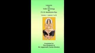 Lesson 3  vedic astrology by PVR Narasimha Rao [upl. by Behrens531]