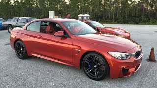 2015 BMW M4 Convertible 14 Mile Drag Racing runs 126  1154 MPH [upl. by Amsirp]