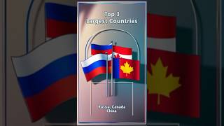 World top 3 biggest countries t3t top3 ytshorts [upl. by Vickie]