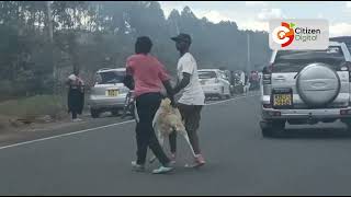 Hundreds of intruders invade Northlands City in Ruiru along the Eastern bypass [upl. by Gwynne489]