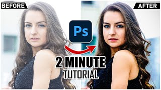 How to Fix Overexposed Photos in Photoshop 2MinuteTutorial [upl. by Roberts]