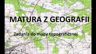 Matura z geografii zadania do mapy topograficznej [upl. by Airotahs503]