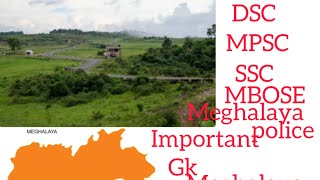 Some important Meghalaya GKThat will help you to crack competitive exam [upl. by Navlys149]