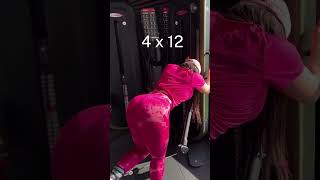 Rutina GLUTEOS 🍑 gym fitnessmotivation gluteosfitnessgirl [upl. by Borg]